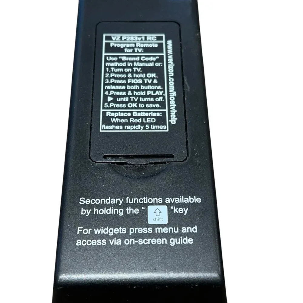 Verizon P283 Big Button Remote Controller